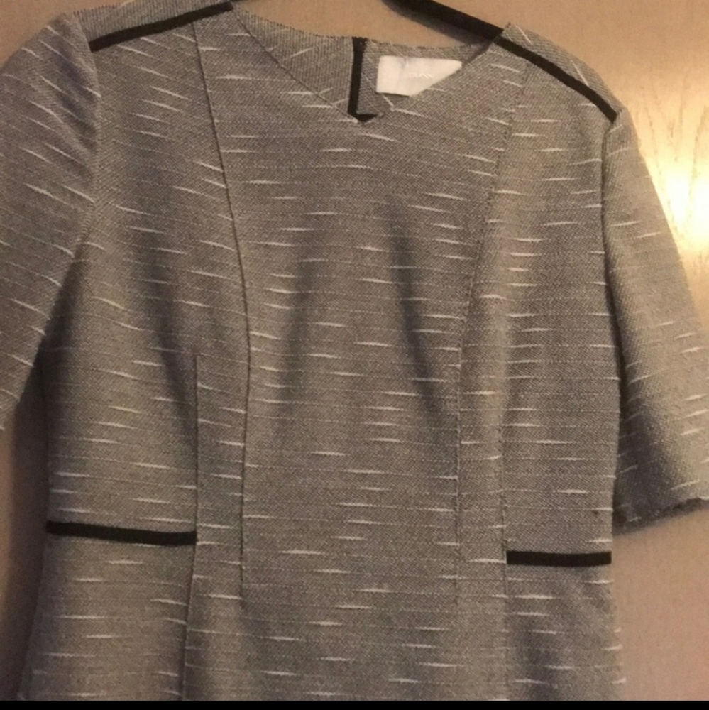 Hugo Boss Grey Tweed Dress - Picture 2 of 3
